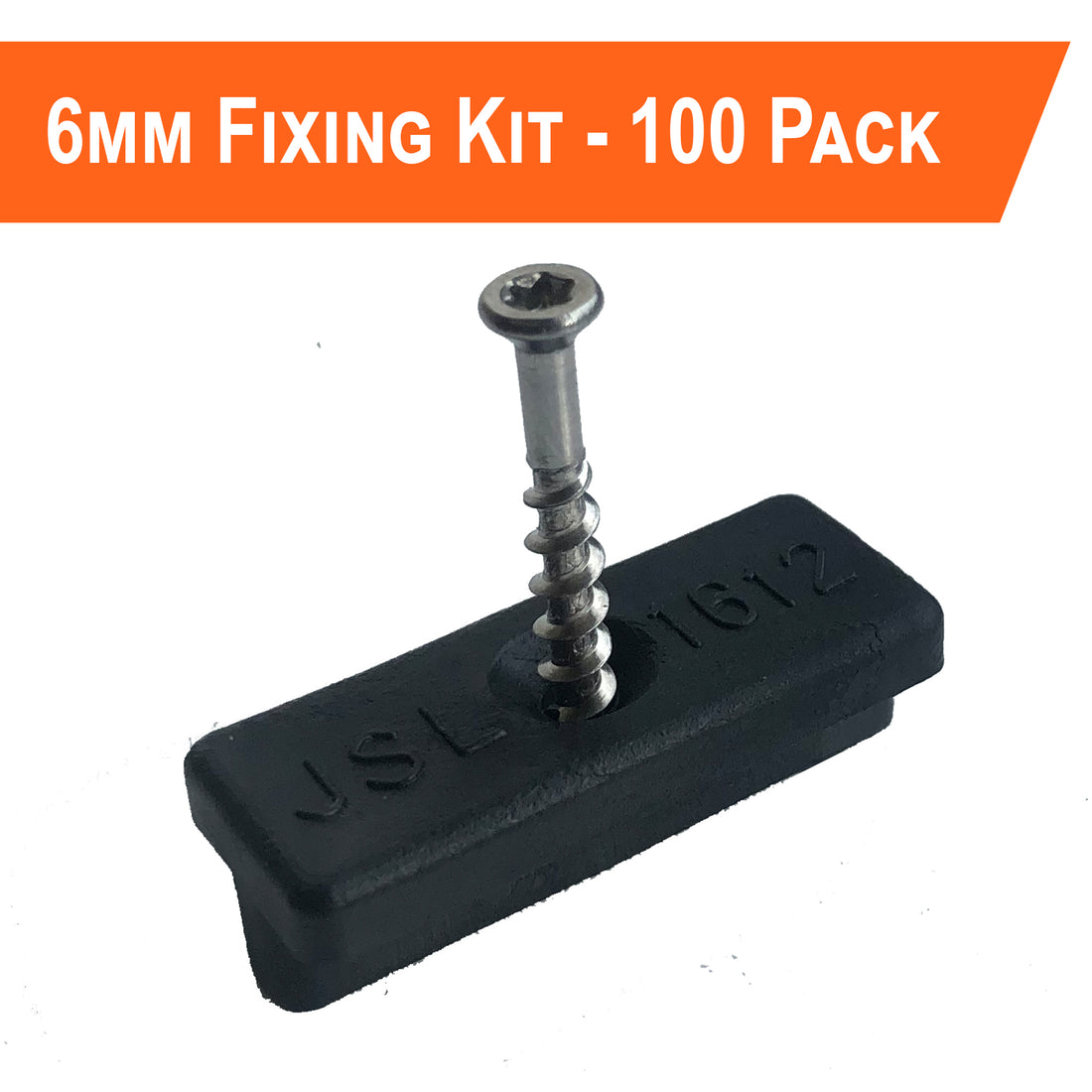 6mm Fixing Kit - 100 Pack image 0