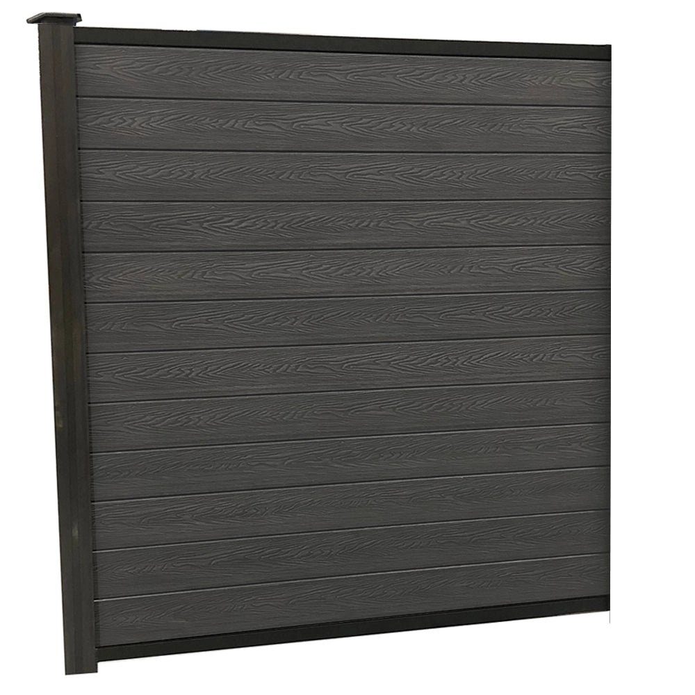 Grey Woodgrain Fencing 6ft Kit - Fencing Kit image
