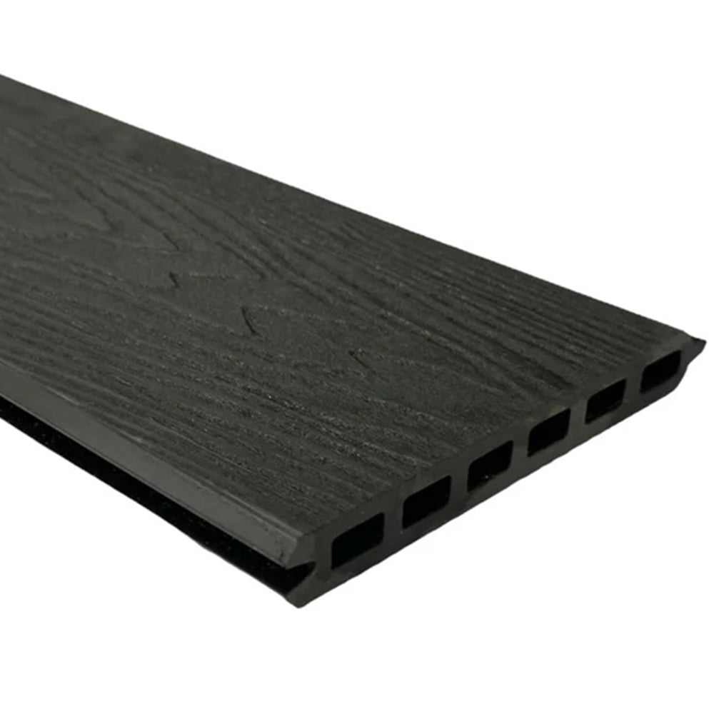 Black Woodgrain Fencing 6ft Kit image 1