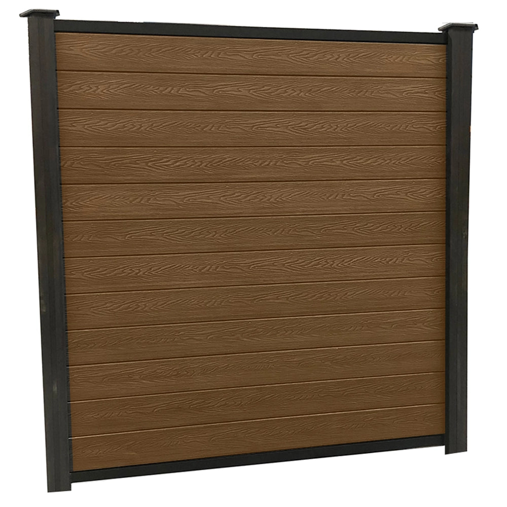 Teak Woodgrain Fencing 6ft Kit image 0