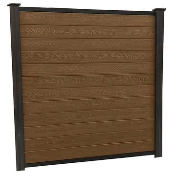 Teak Woodgrain Fencing 6ft Kit image 0