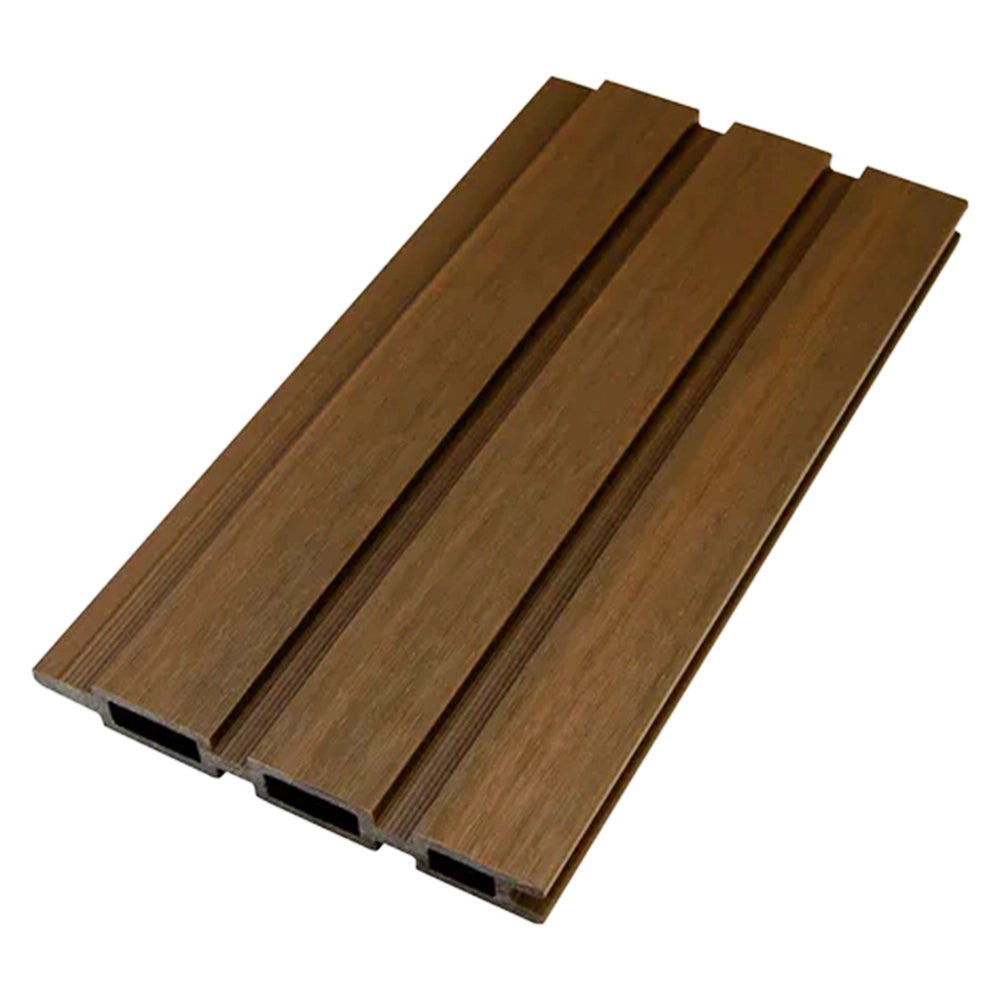 Teak Co-Extrusion Slatted Fencing image 0