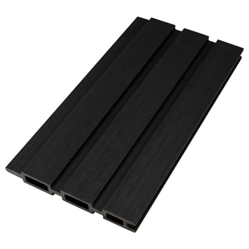 Charcoal Co-Extrusion Slatted Fencing image 0