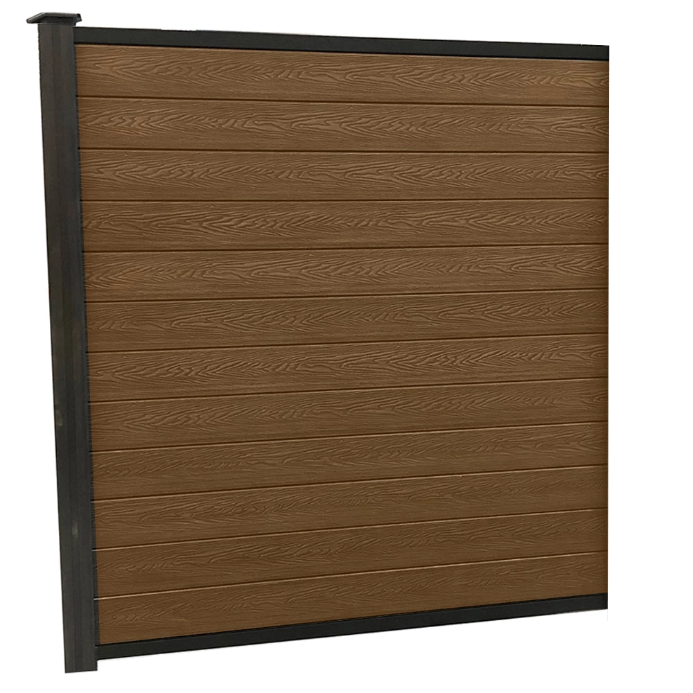Teak Woodgrain Fencing 6ft Kit - Fencing Kit image