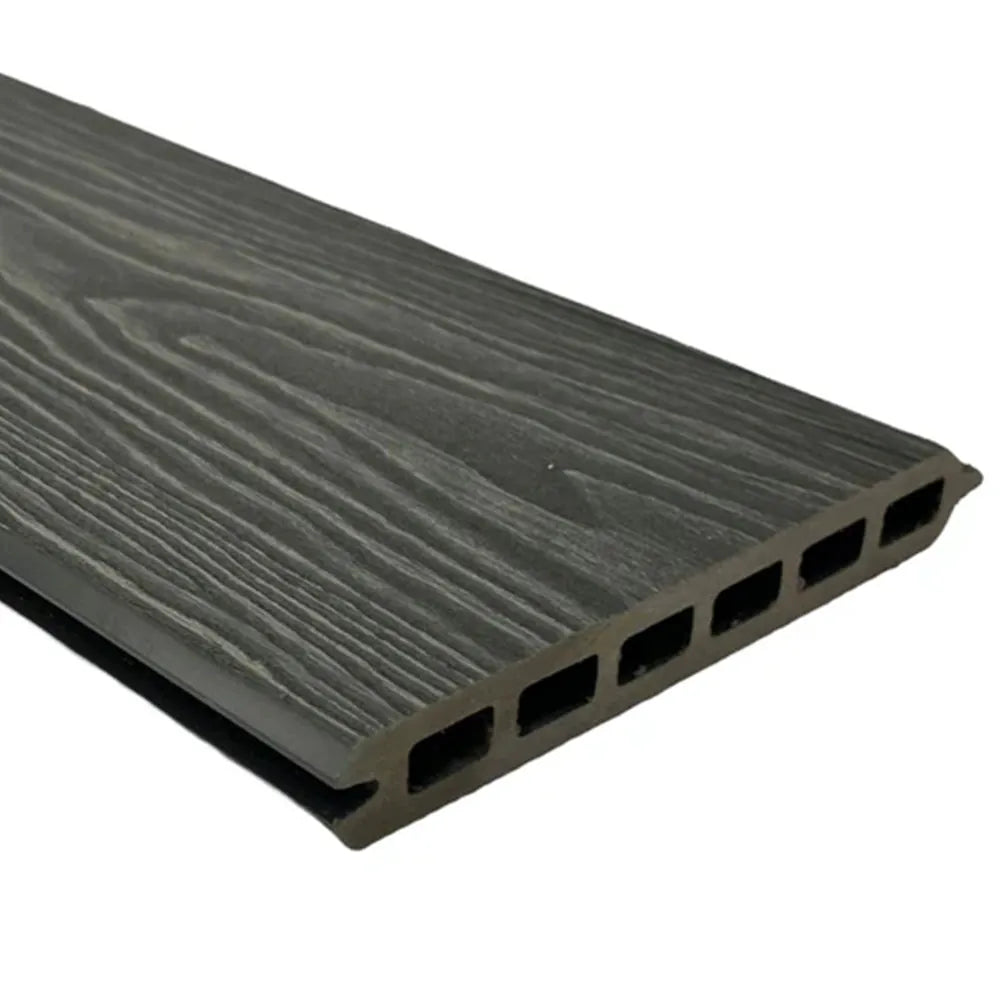 Grey Woodgrain Fencing 6ft Kit image 1