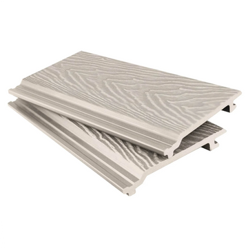 Ash White Woodgrain Cladding 3.6m